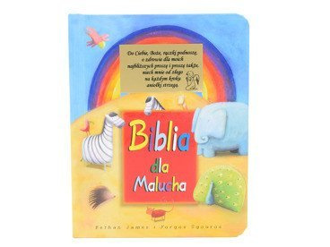 Chrzest Święty Biblia w obrazkach dla malucha z dedykacją na tabliczce